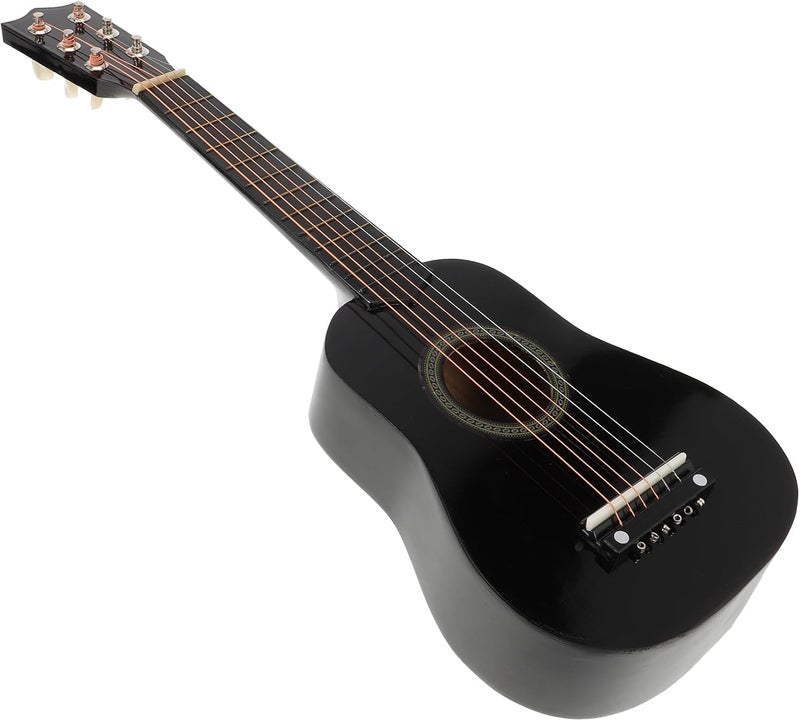 Toddmomy Kids Guitar 21 Inch Acoustic Guitar Classical Acoustic Guitar Small Size Portable Wooden Guitar for Children Beginner Adult Teen(Nero) - Image 1